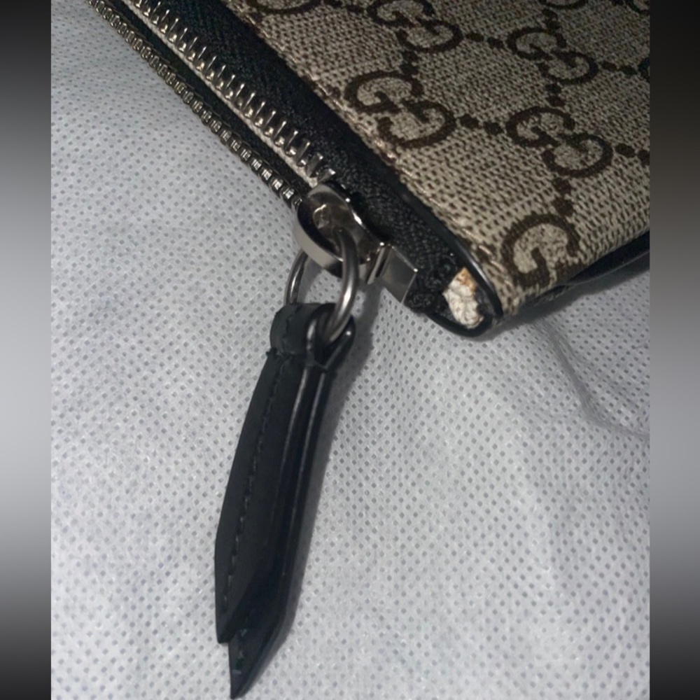 GUCCI SUPREME SIGNATURE GG KING SNAKE BROWN WRISTLET CLUTCH EUC - Picture 14 of 14